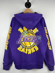 Born X Raised NBA New Era Los Angeles Lakers Purple Hoodie