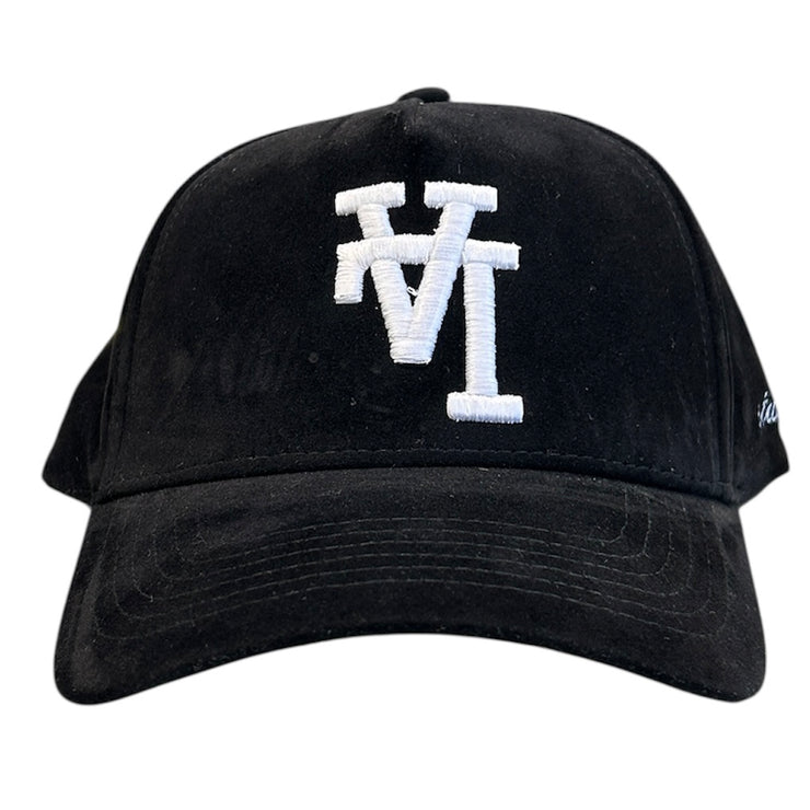 Studio 1999 LA Black Suede Snapback Hat