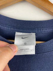 Vintage Nike Mini Swoosh Navy Tee