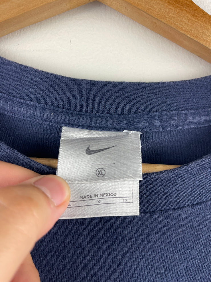 Vintage Nike Mini Swoosh Navy Tee