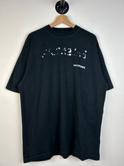 Balenciaga Hand Drawn Black Tee