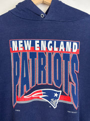 Vintage 1992 New England Patriots Navy Hoodie