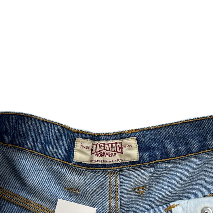 Vintage Y2K Big Mac Blue Denim Shorts