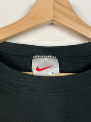 Vintage 90's Nike Spellout Black Crewneck