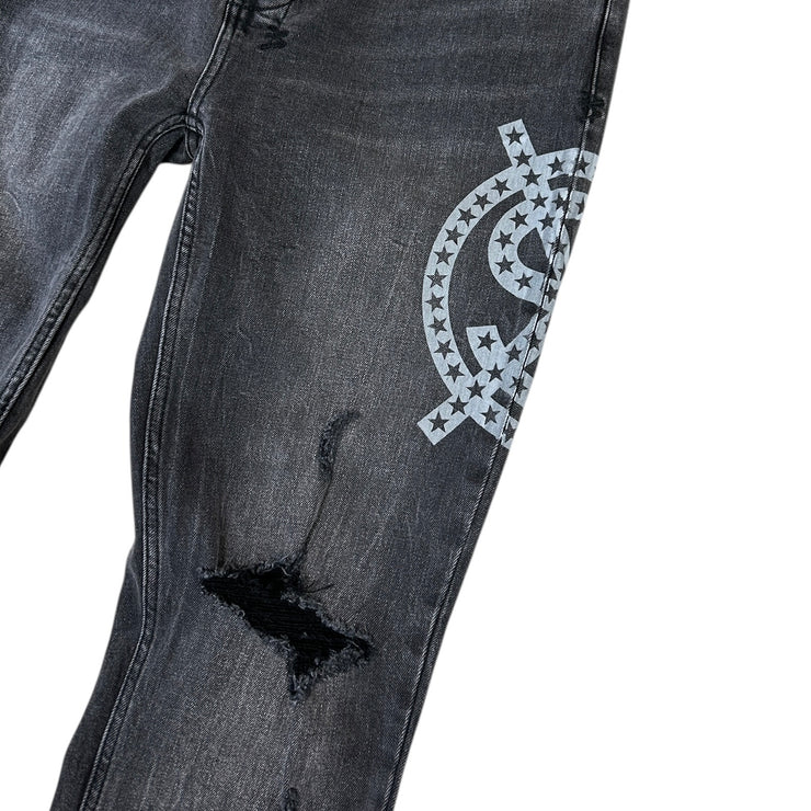 Ksubi Van Winkle Paradox Star Black Denim Jeans