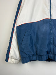 Vintage 90's Nike Swoosh Navy & White Hooded Jacket