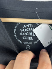 Anti Social Social Club Pain Glow In The Dark Black Tee