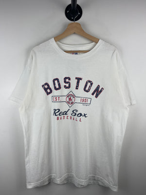 Vintage 2001 MLB Majestic Boston Red Sox White Tee