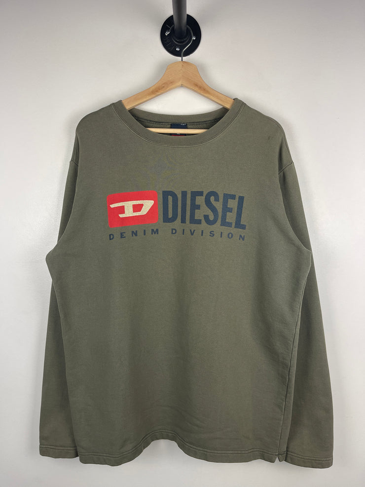 Diesel Denim Divison Olive Crewneck
