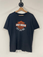 Vintage Harley Davidson Istanbul Black Women’s Tee