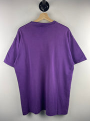 Vintage Russell Athletic Blank Purple Pocket Tee