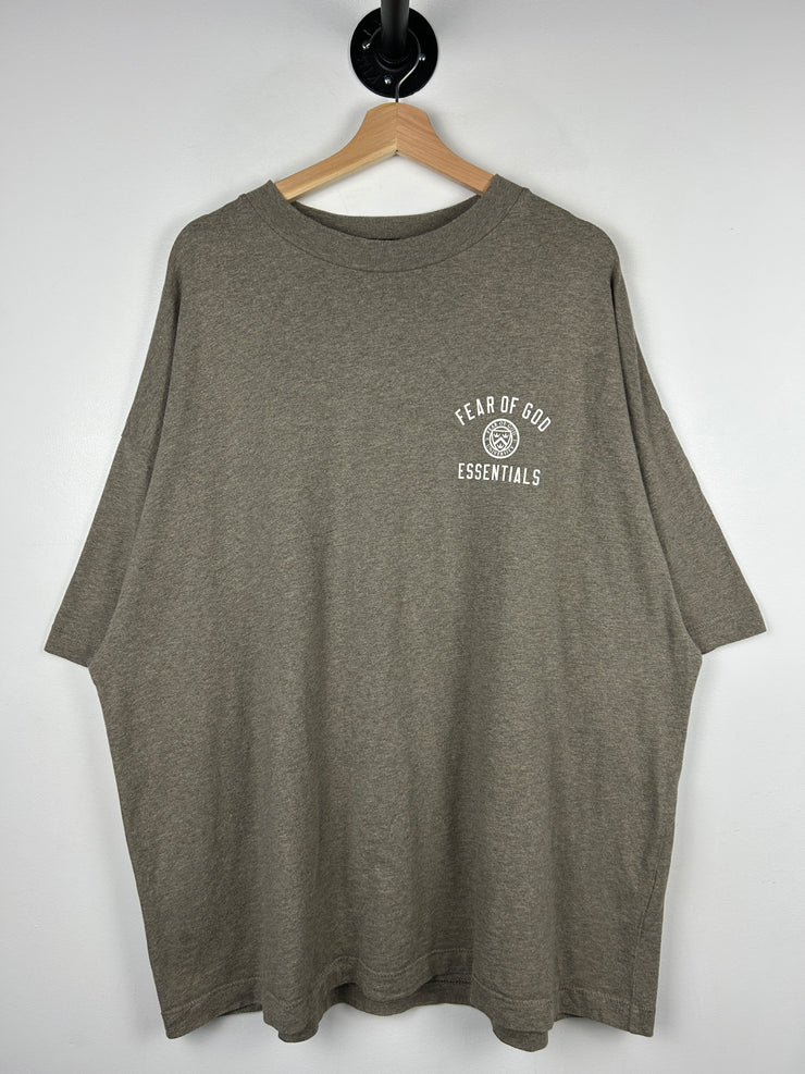 Fear Of God Essentials Heather Grey Jersey Tee