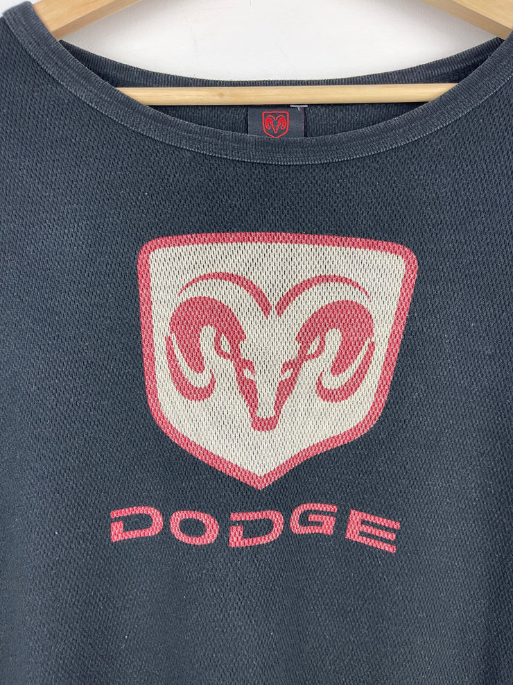 Vintage Dodge Thermal Black Long Sleeve
