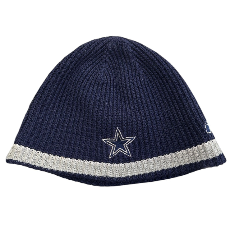 Vintage NFL Reebok Dallas Cowboys Navy & Grey Reversible Beanie