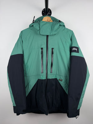Stussy FW17 GORE-TEX Black & Teal Mountain Parka Jacket