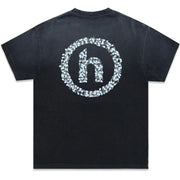 Hidden NY Scattered Pills H logo Washed Black Tee