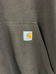 Vintage Carhartt Camo Spellout Brown Hoodie