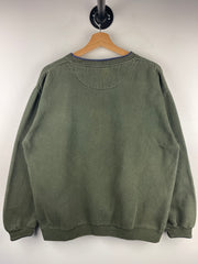 Vintage 90s Disney Winnie The Pooh Embroidered Green Crewneck