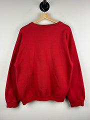 Vintage 90s Puma Indiana Hoosiers Embroidered Red Crewneck