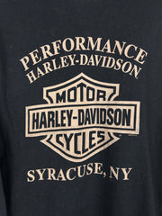 Vintage Harley Davidson Syracuse Road Black Long Sleeve
