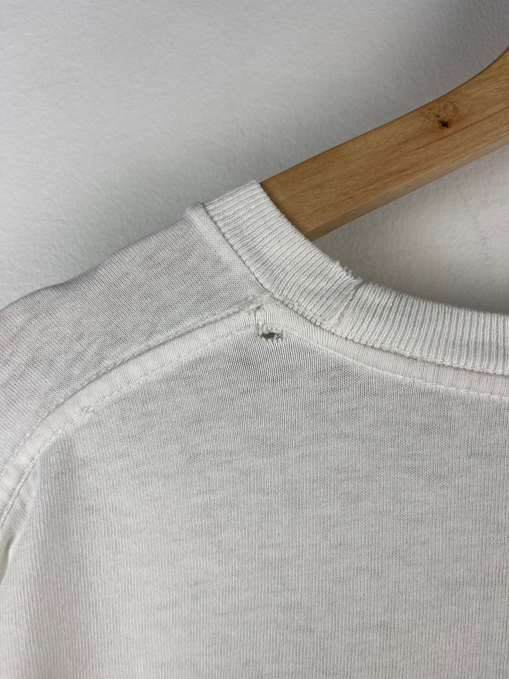 Vintage 90s Tommy Hilfiger Spellout White Tee
