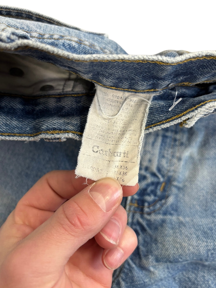 Vintage Carhartt Light Wash Blue Denim Jeans