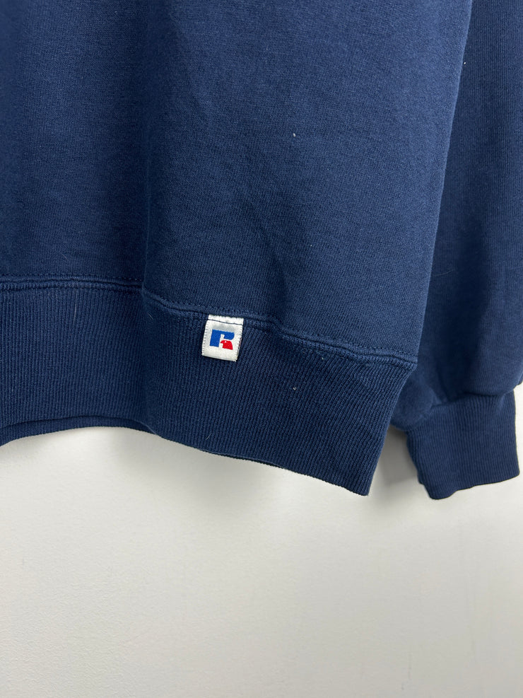 Vintage 90s Russell Virginia University Navy Crewneck