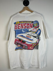 Vintage 2000 Nascar Johnny Benson Aarons White Tee