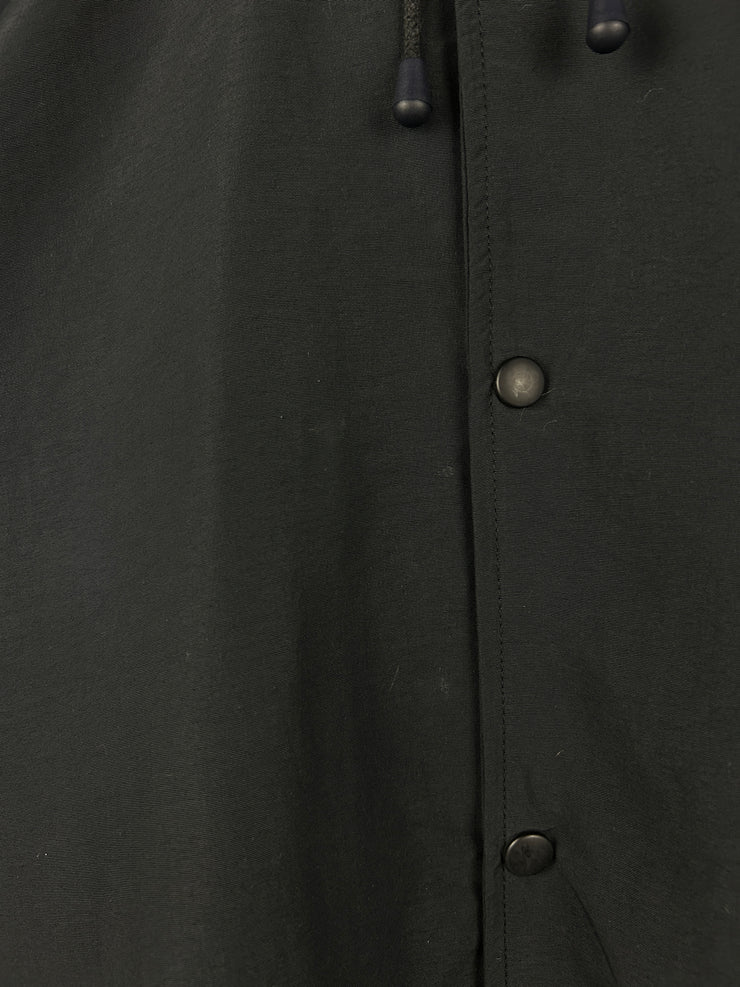 Vintage 80s Stussy Spellout Black Anorak Nylon Jacket