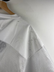 Vintage 90s Riverview Football White Mesh Cropped Football Jersey