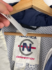 Vintage Nautica Competition Navy & White Windbreaker