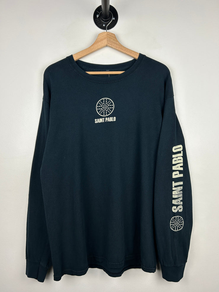 Kanye West Life Of Pablo Saint Pablo Navy Long Sleeve