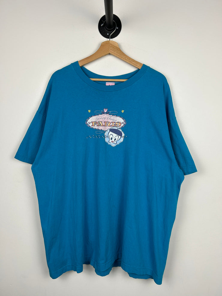 Vintage Looney Tunes Paris Blue Tee