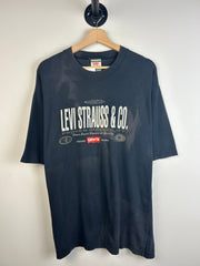 Vintage 90's Levis Strauss & Co Faded Black Tee