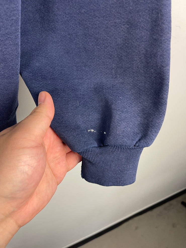 Vintage 90s New York Police Faded Navy Crewneck