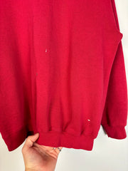 Vintage 90's Tultex Heavyweight Blank Red Crewneck