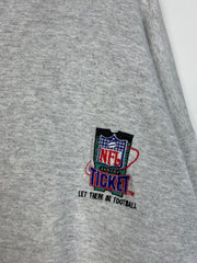 Vintage 90's Logo Athletic NFL Sunday Ticket Grey Crewneck