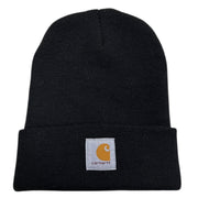 Vintage Carhartt Patch Black Beanie
