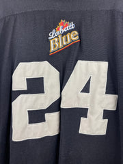 Vintage 90s Labatt Blue Beer Black Long Sleeve Jersey