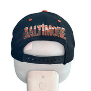 Vintage 90's Baltimore Orioles Black Snapback Hat