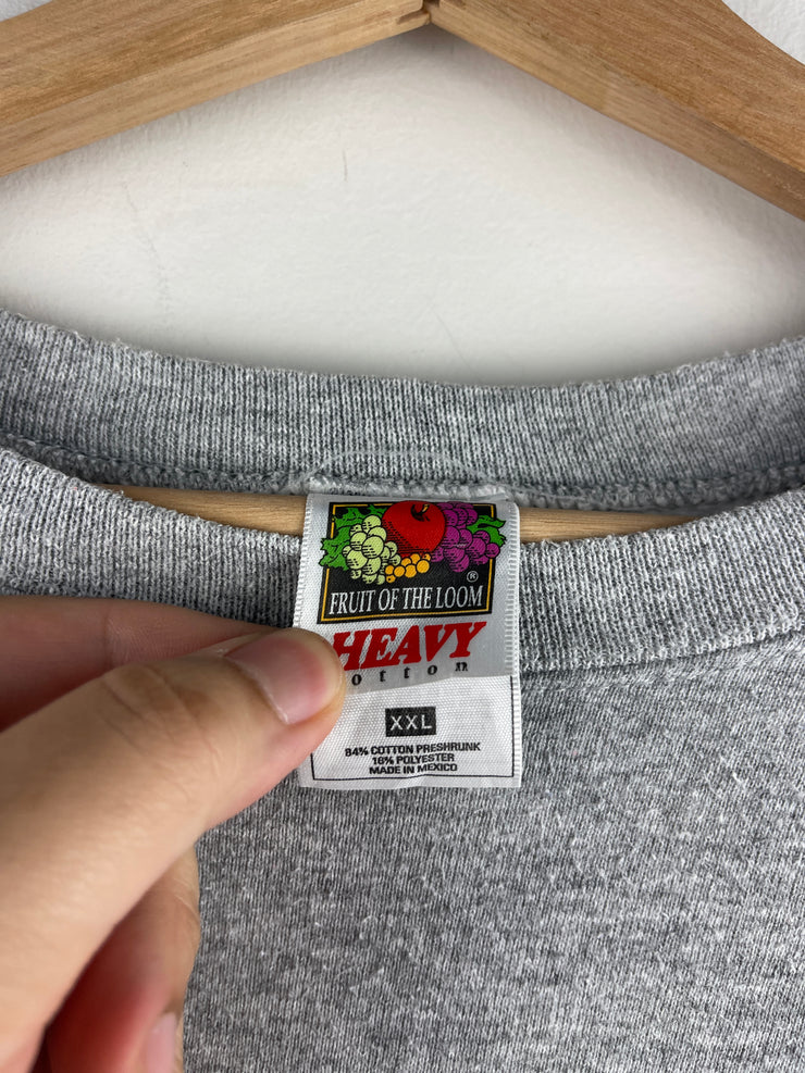 Vintage 90s Big Guy Spellout Grey Crewneck