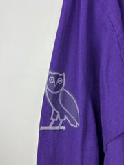 OVO X Mitchell & Ness NBA Toronto Raptors Black & Purple Long Sleeve