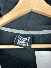 Vintage Y2K Tapout Skulls Black Zip Up Hoodie