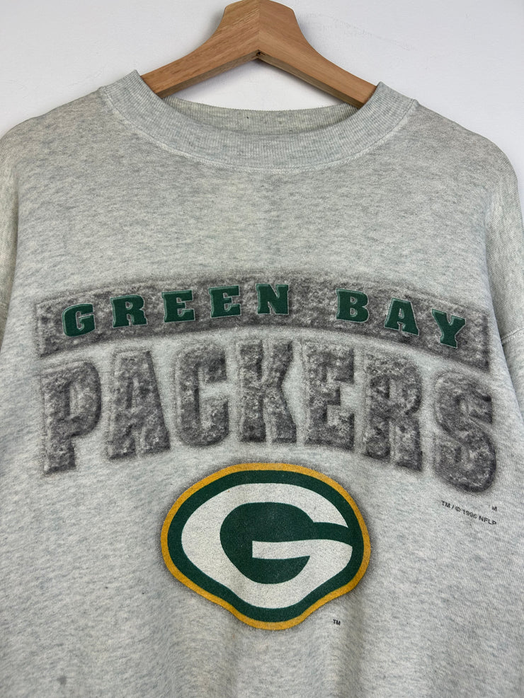 Vintage 1996 Green Bay Packers Grey Crewneck