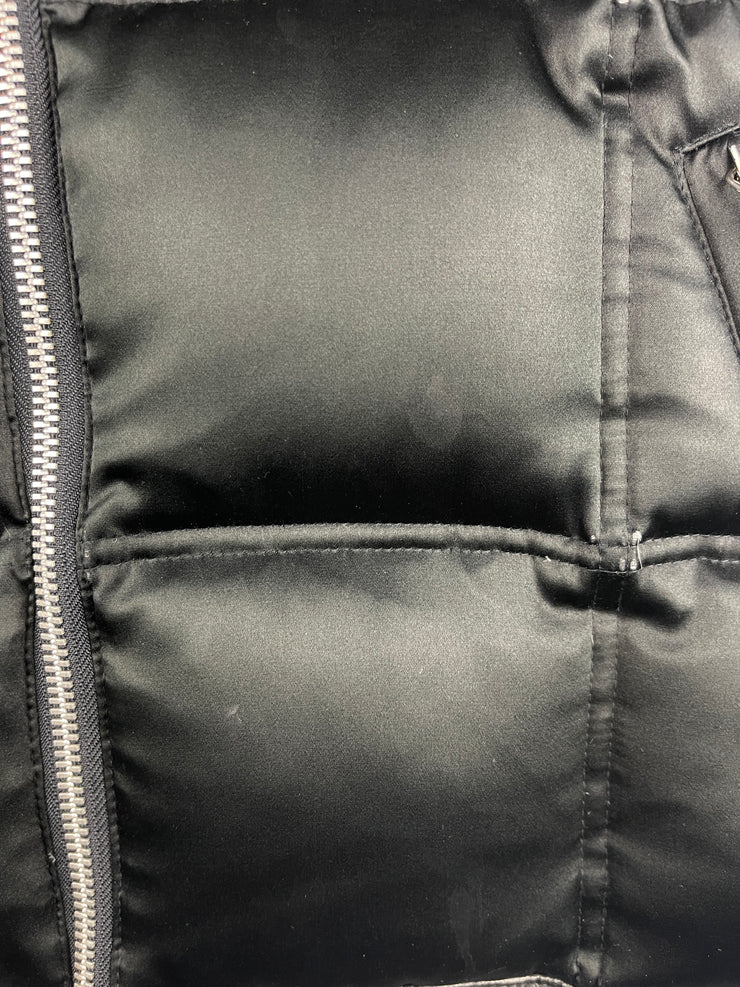 MCM Black Down Filled Puffer Vest