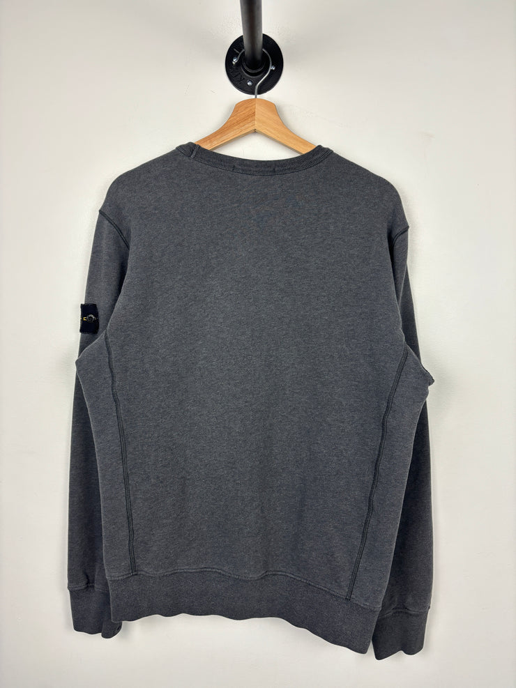 Stone Island Pocket Grey Crewneck