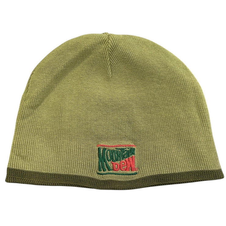 Vintage 90s Mountain Dew Green Reversible Beanie