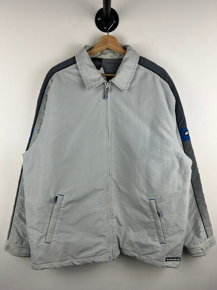 Vintage Quiksilver Grey & Blue Jacket