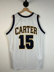 Vintage 90's High School Legends Vince Carter Mainland White Basketball Jersey