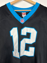 Vintage 90's Nike Carolina Panthers Kerry Collins Black Football Jersey